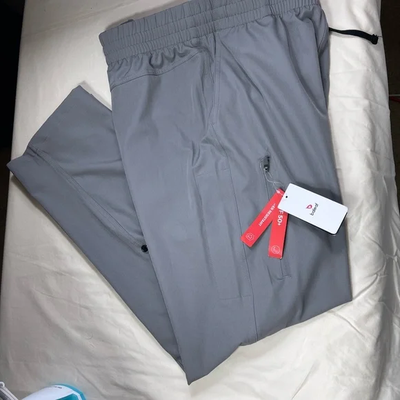 Baleaf Light Gray Athletic Pants - Picture 4 of 10